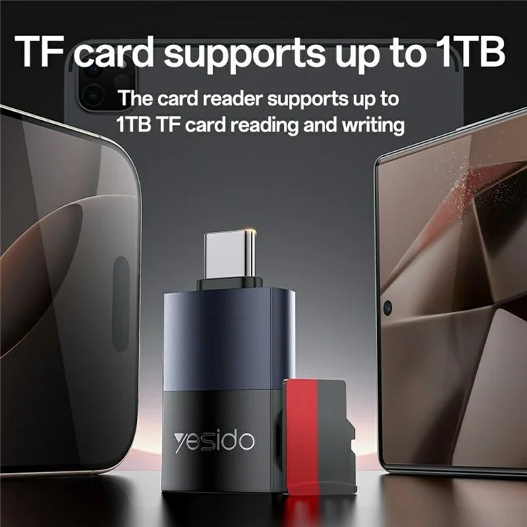 YESIDO CARD READER BLACK GS37 thumbnail 8