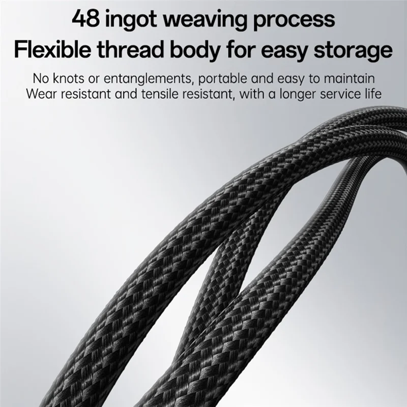 YESIDO TYPE C TO TYPE C 60W CABLE GREY CA198 thumbnail 13