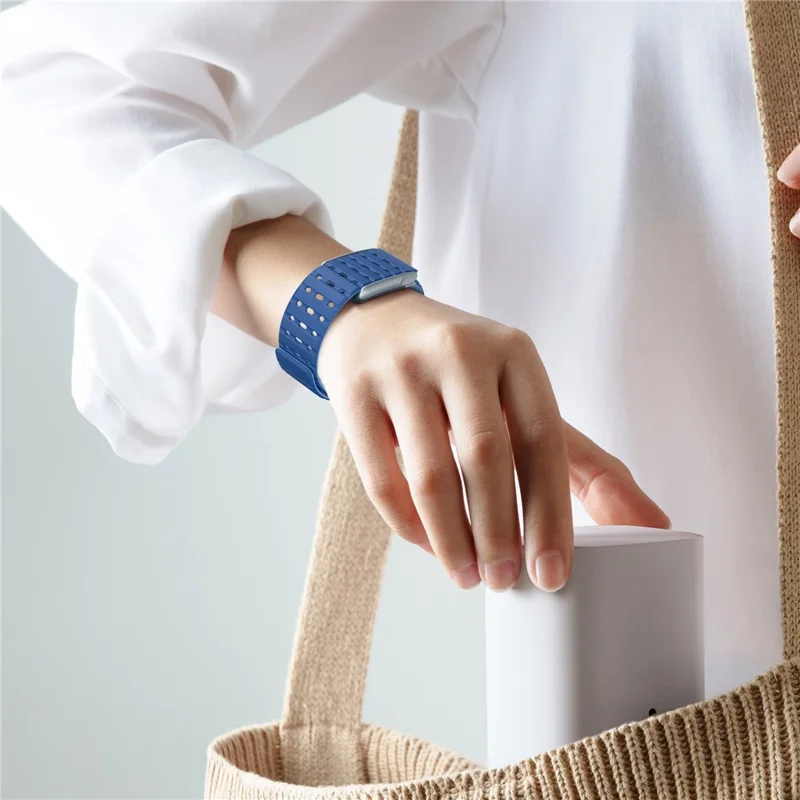WHOOP 5.0 BREATHABLE MAGNETIC WRIST BAND STRAP BLUE thumbnail 12