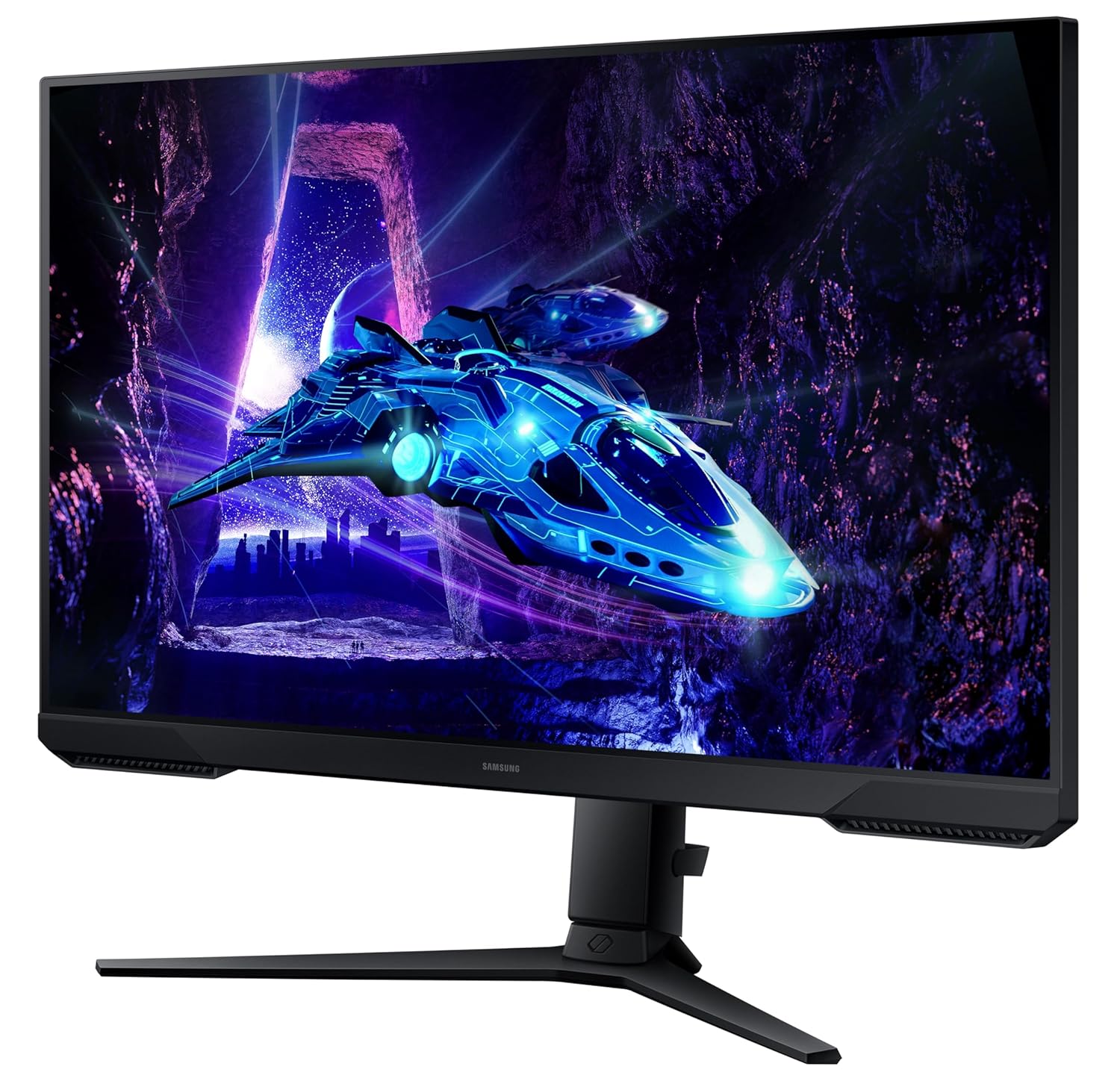 SAMSUNG 27 INCH GAMING FLAT FHD ERGONOMIC VA PANEL 1MS 180HZ MONITOR LS27DG302EMXUE thumbnail 11