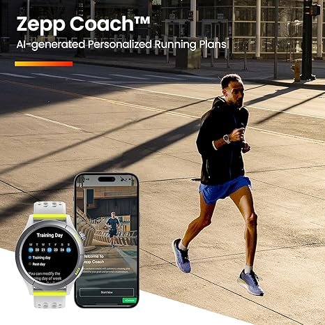 Amazfit Cheetah 47mm Smart Watch (A2294) - Round Dial, Speedster Grey, GPS, Fitness Tracking thumbnail 7