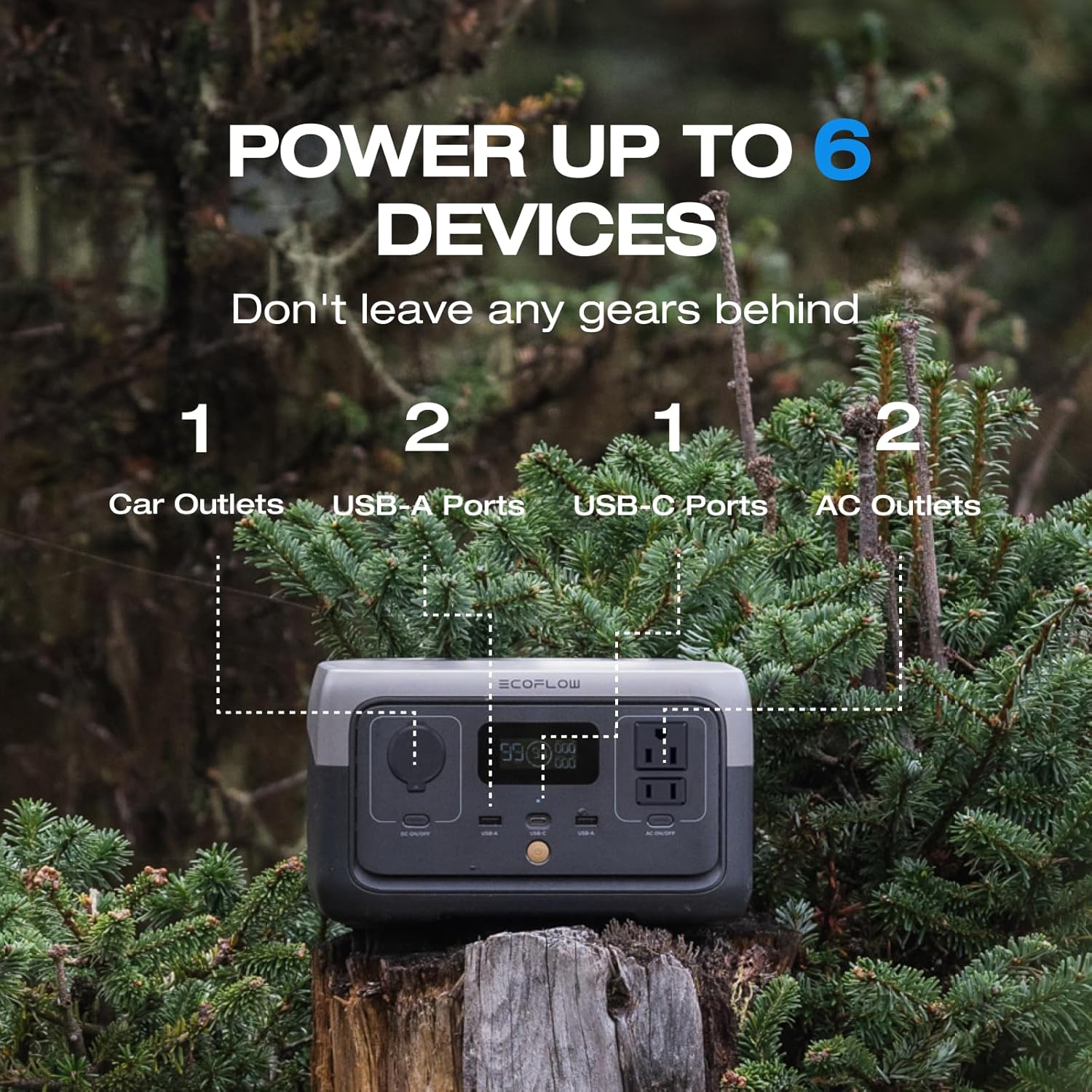 ECOFLOW RIVER 2 PORTABLE POWER STATION 256WH EFR600 thumbnail 13
