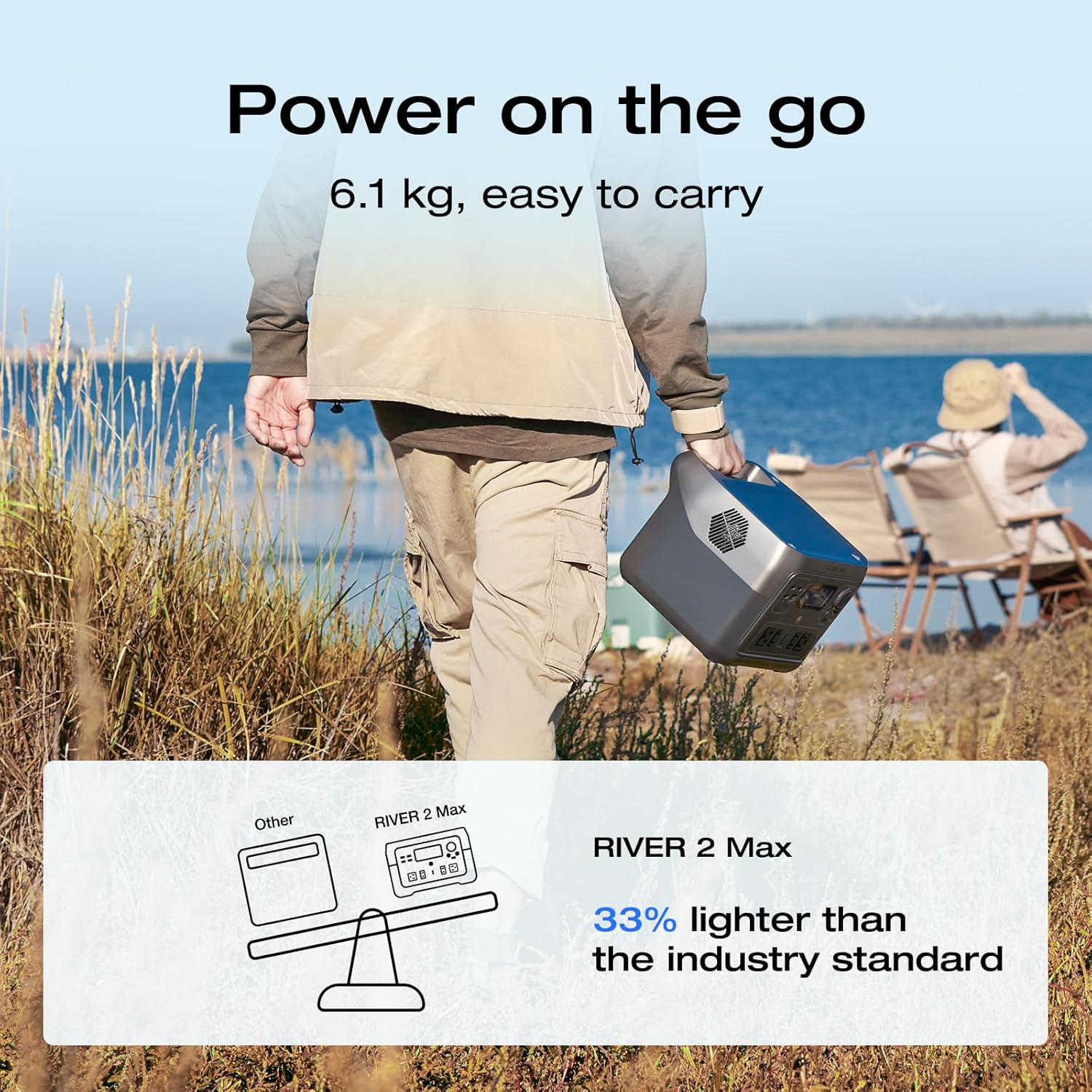 ECOFLOW RIVER 2 MAX PORTABLE POWER STATION 512WH EFR610 thumbnail 14