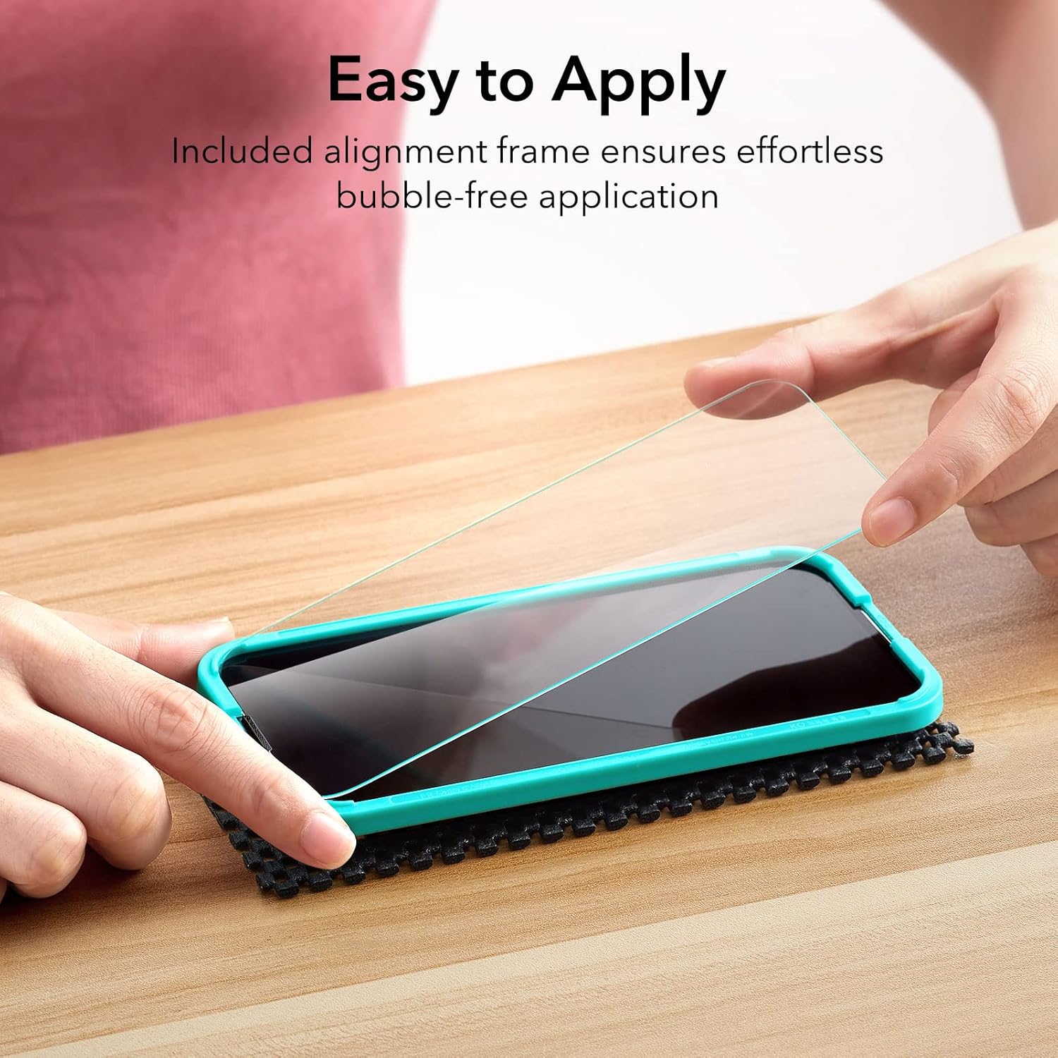 ESR IPHONE 14 PLUS SCREEN SHIELD TEMPERED GLASS SCREEN PROTECTOR ( PACK 1 ) CLEAR thumbnail 15