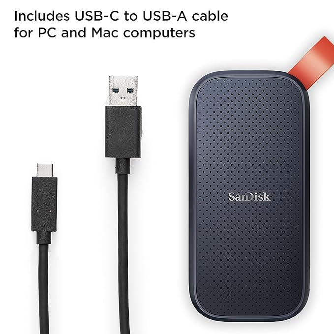 SANDISK PORTABLE SSD 2TB SPEED UP TO 800 MBPS SDSSDE30-2T00-G26 thumbnail 8