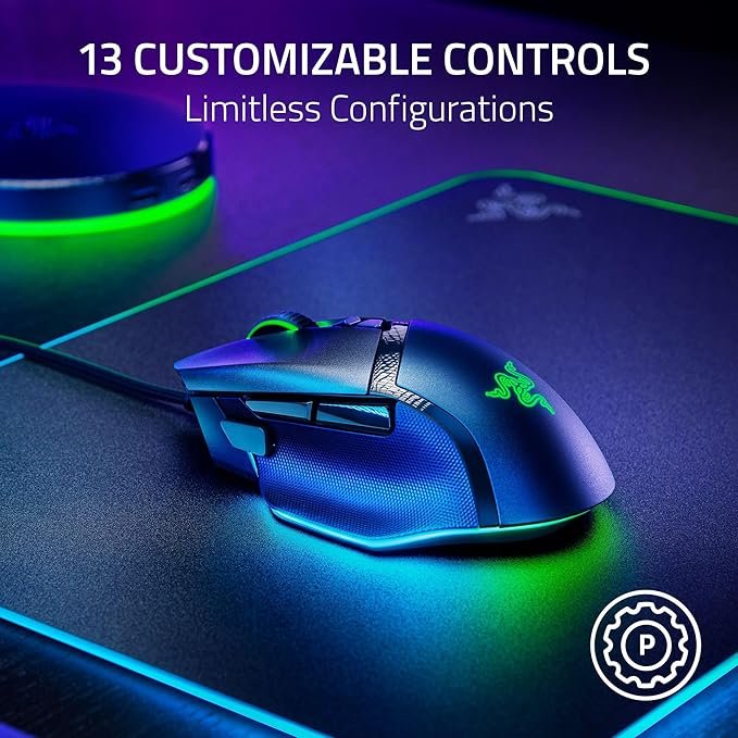 Razer Basilisk V3 35K Wired Gaming Mouse (Black, RZ01-05230100-R3M1) - Precision and Customization for Gamers thumbnail 11