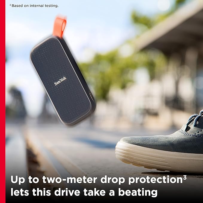 SANDISK PORTABLE SSD 2TB SPEED UP TO 800 MBPS SDSSDE30-2T00-G26 thumbnail 10