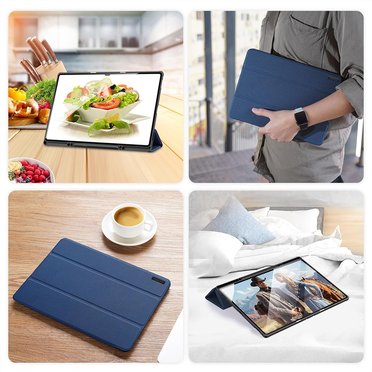 DUXDUCIS SAMSUNG TAB S11 ULTRA DOMO SERIES CASE BLUE DOMO546 thumbnail 17