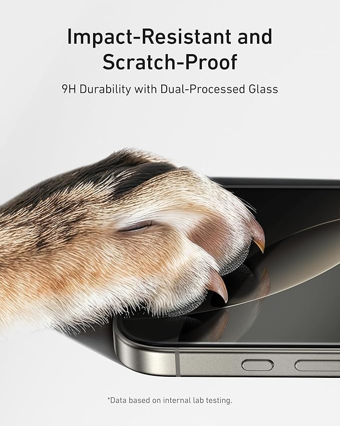 ANKER IPHONE 16 PRO MAX EASY FIT SCREEN PROTECTOR KIT HD 2-PACK A720AH0C thumbnail 9