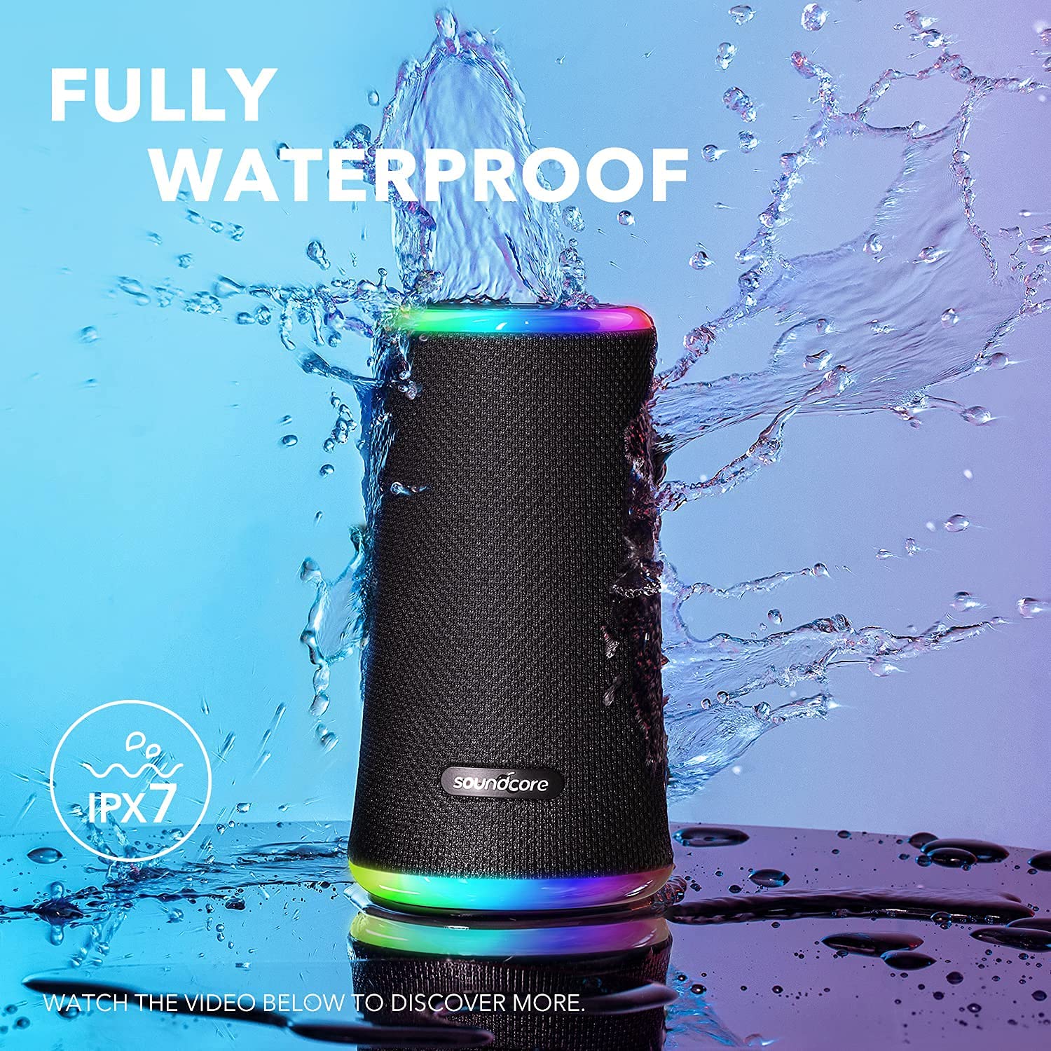ANKER SOUNDCORE FLARE 2 SPEAKER BLACK BLUE A31650J1 thumbnail 13