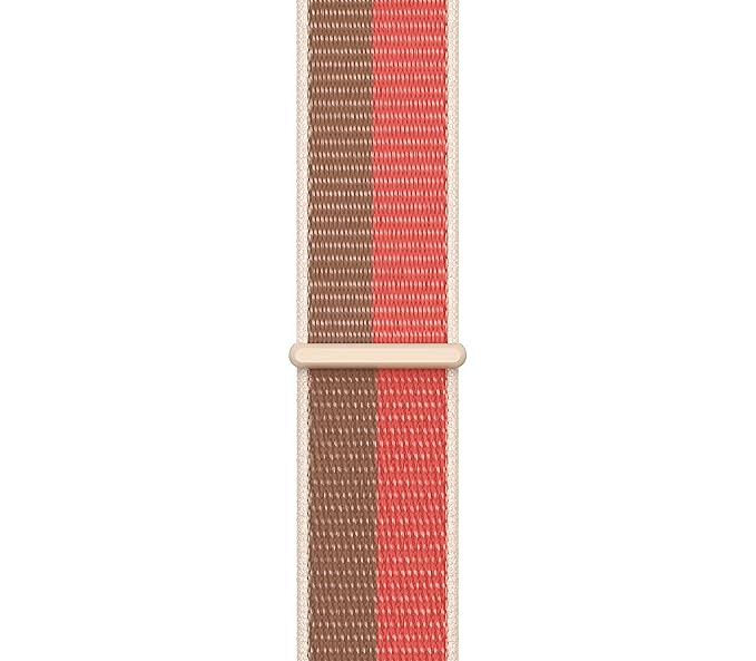 APPLE IWATCH 45MM PINK POMELO/TAN SPORT LOOP BAND ML303 thumbnail 4