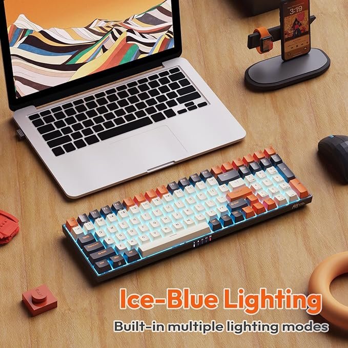 Royal Kludge RGB Tri-Mode Hot-Swap Gaming Keyboard - RK100 thumbnail 9