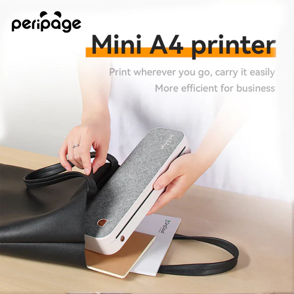 PeriPage A40 Mini Printer (Grey) - Portable and Efficient Wireless Printing Solution thumbnail 19