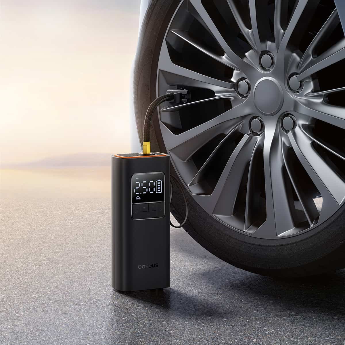 BASEUS SUPERMINI PRO SERIES WIRELESS CAR INFLATOR CLUSTER BLACK thumbnail 10