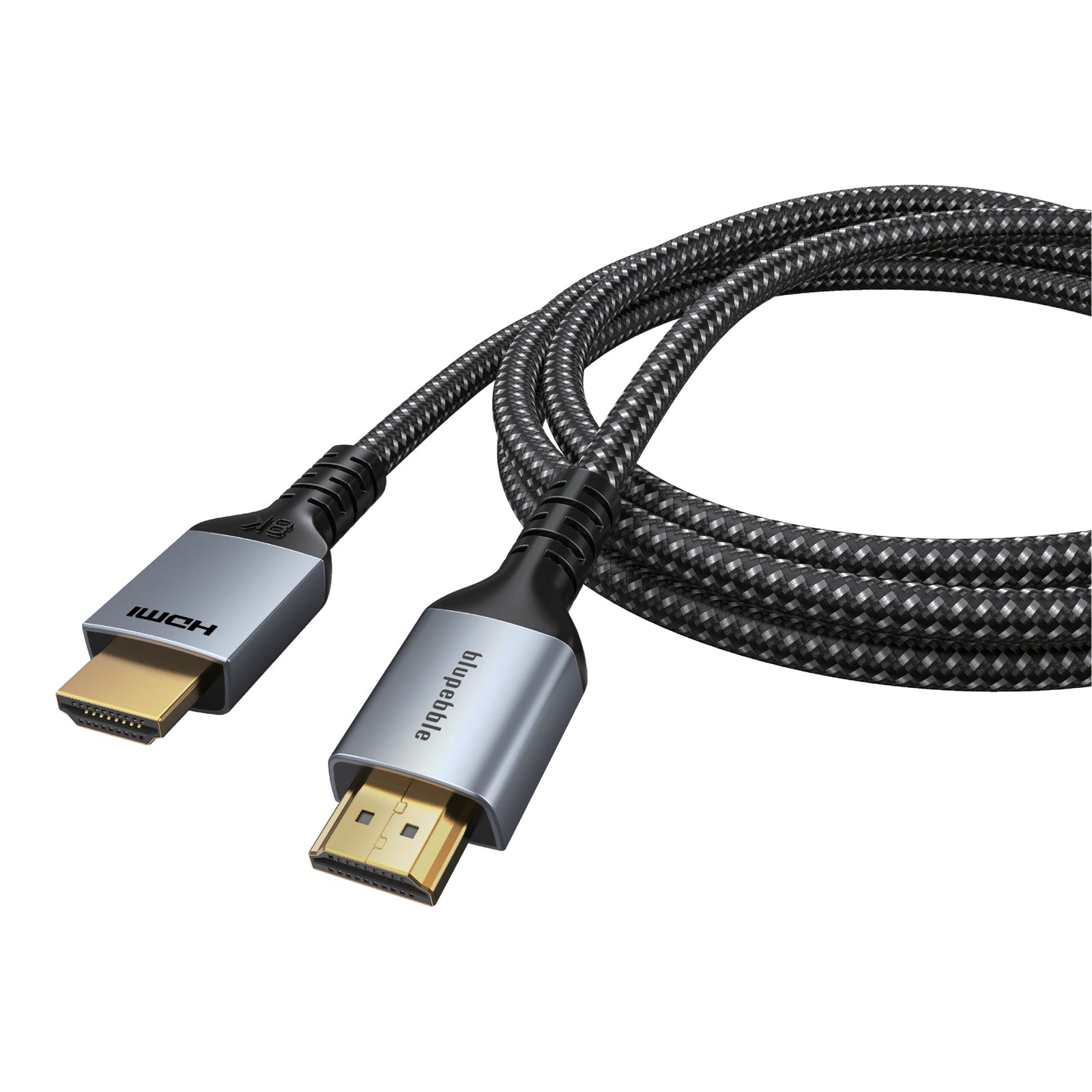 BLUPEBBLE 8K PREMIUM HDMI 2.1 CABLE ALUMINUM HOUSING SUPPORT 8K/60HZ BLACK thumbnail 15