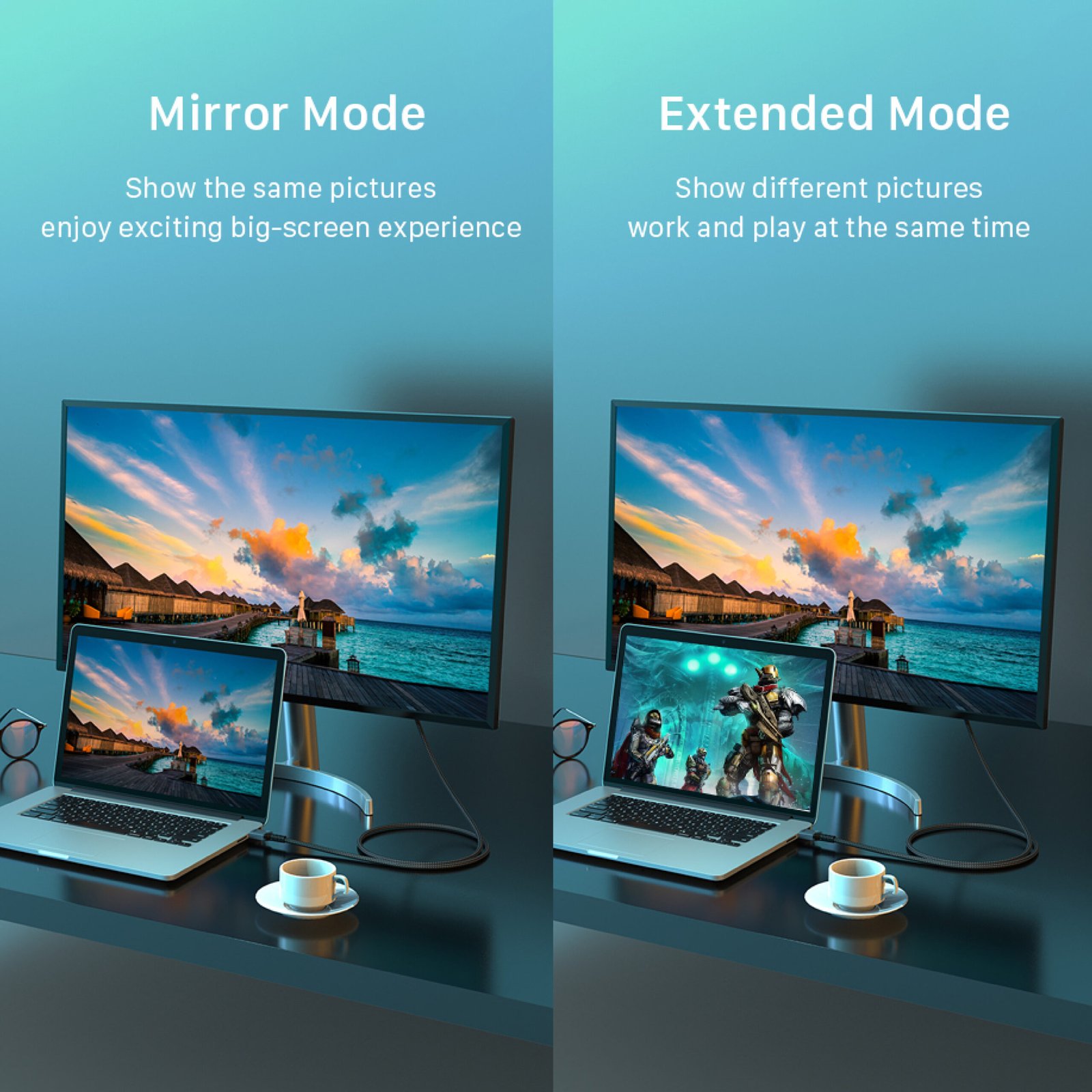 BLUPEBBLE 8K PREMIUM HDMI 2.1 CABLE ALUMINUM HOUSING SUPPORT 8K/60HZ BLACK thumbnail 12