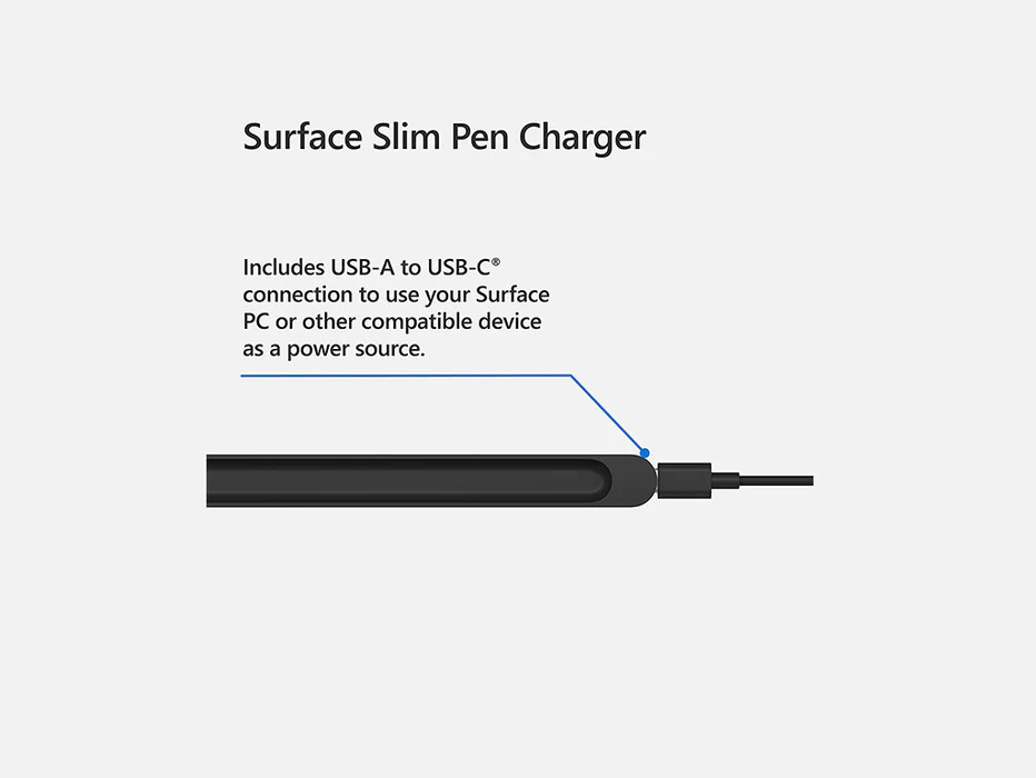 MICROSOFT SURFACE SLIM PEN CHARGER BLACK 8X3-00005 thumbnail 6
