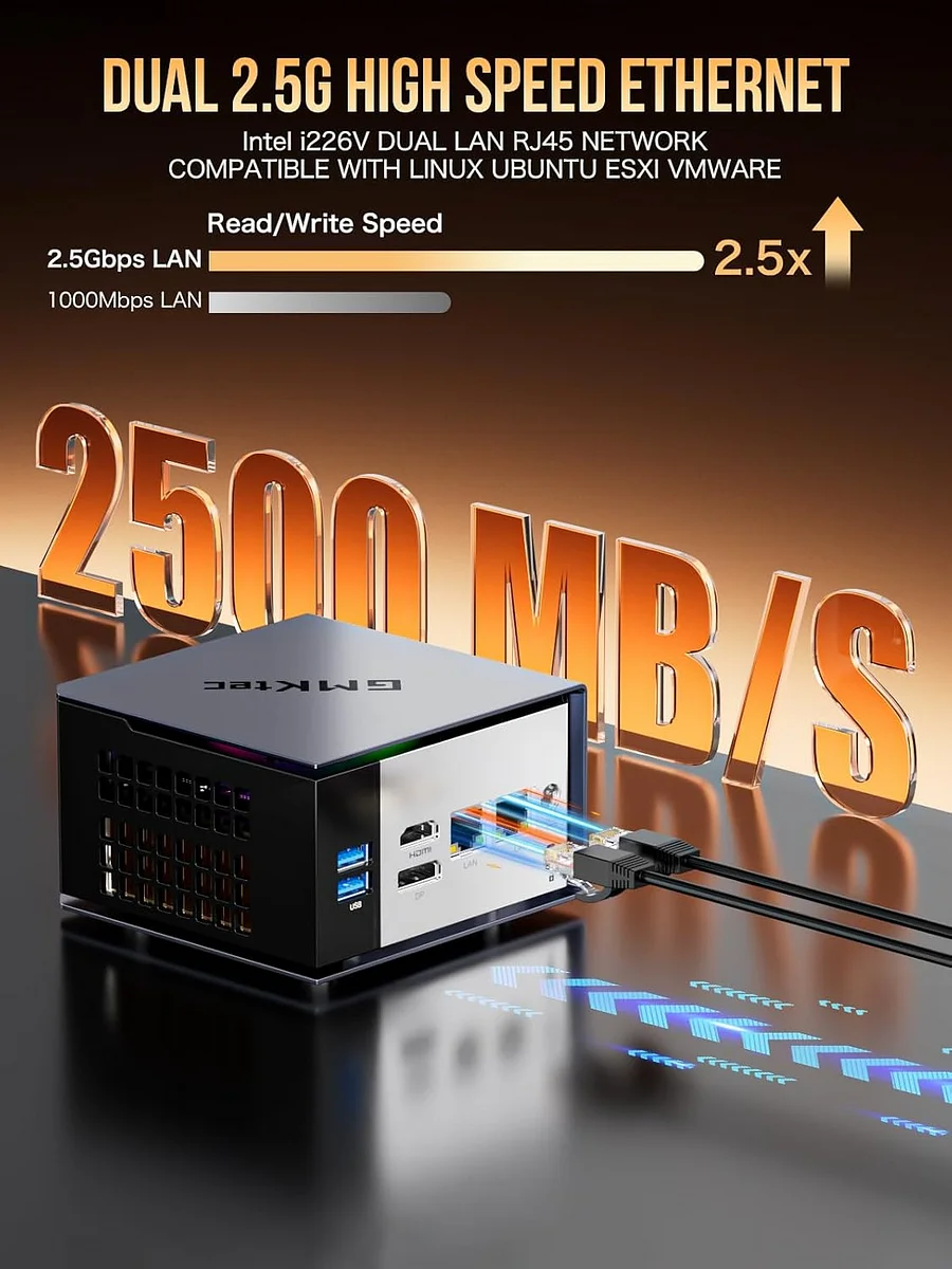 GMKTEC EVO X1 A POWERFUL AMD RYZEN AI 9 HX370 MINI PC EVO-X1 32+1TB thumbnail 11