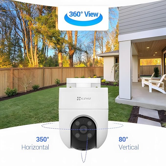 EZVIZ Smart Home Camera H8C 4G - 360° Coverage with 4G Connectivity for Versatile Security thumbnail 9