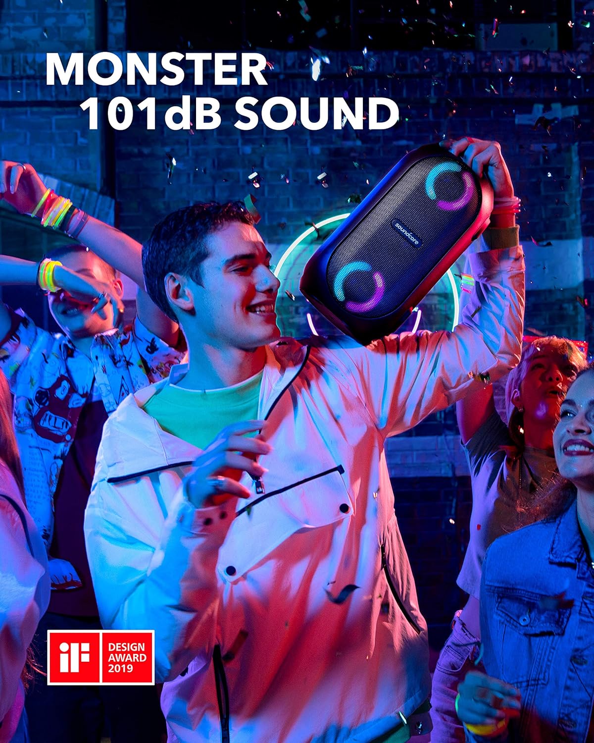 ANKER RAVE PARTY CAST WIRELESS PART SPEAKER 80W BLACK A3390H12 thumbnail 8