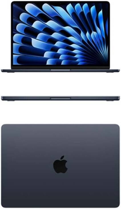 APPLE MACBOOK AIR 13 INCH M3 CHIP WITH 8-CORE CPU AND 10-CORE GPU 16GB 512GB SSD-MIDNIGHT ARB MXCV3 thumbnail 6