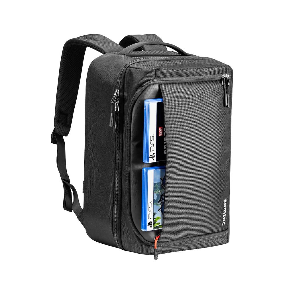 Tomtoc Navigator G43 PS5 Backpack (Black, G43M1D1) - Secure and Stylish Console Carrying Solution thumbnail 11