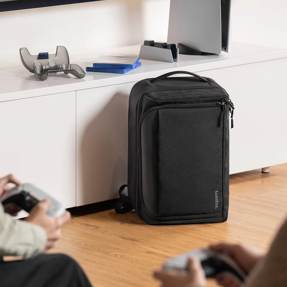 Tomtoc Navigator G43 PS5 Backpack (Black, G43M1D1) - Secure and Stylish Console Carrying Solution thumbnail 10