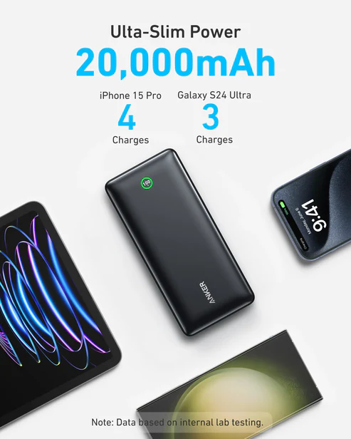 ANKER NANO POWER BANK 20000MAH BLACK A1387H11 thumbnail 8