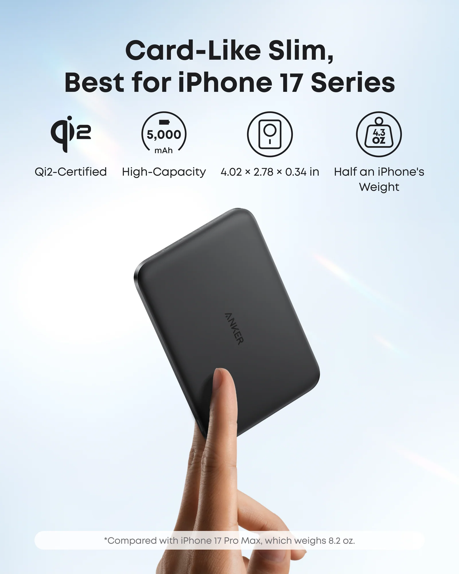 ANKER NANO POWER BANK 5K MAGGO SLIM BLACK A1665H11 thumbnail 10