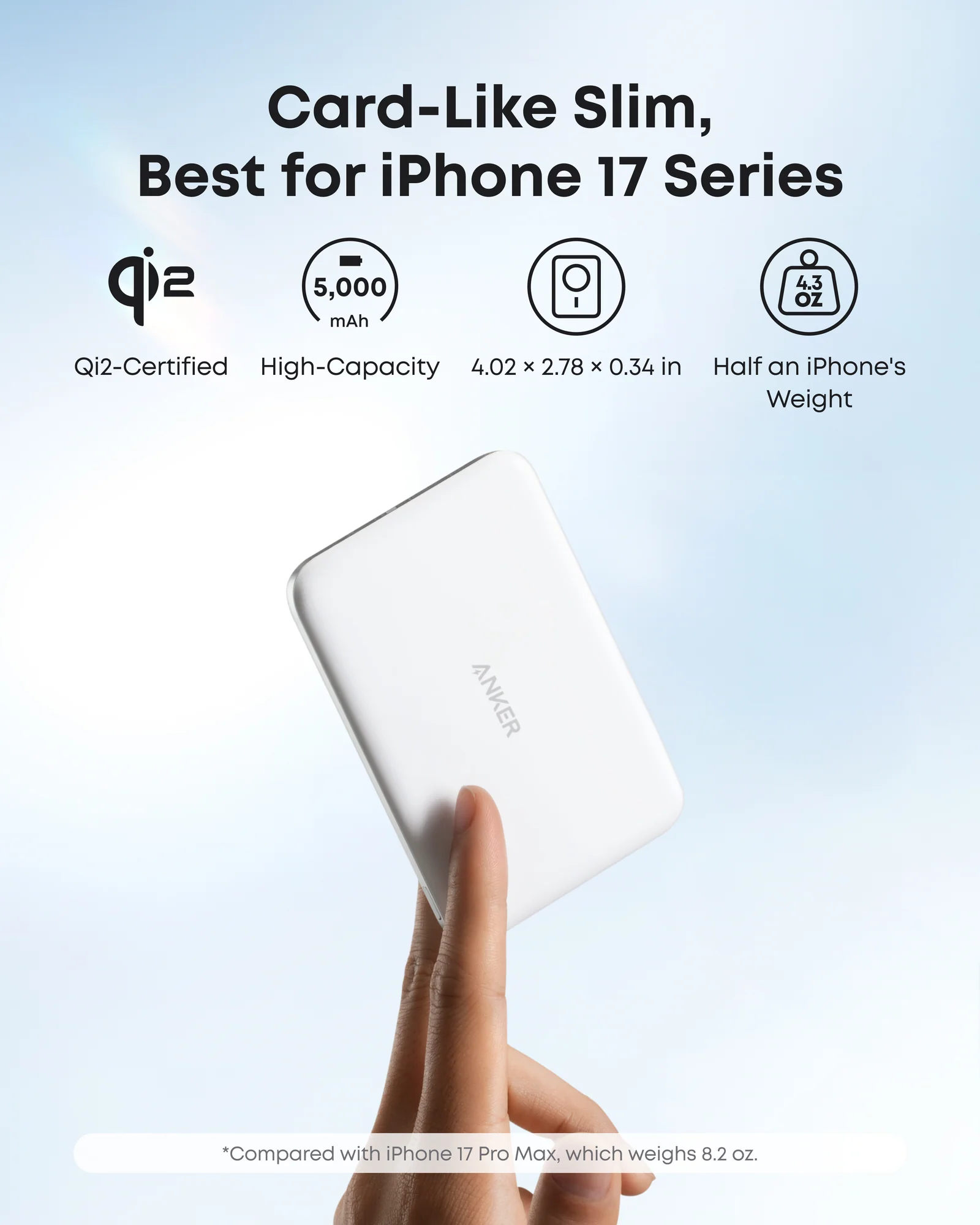 ANKER NANO POWER BANK 5K MAGGO SLIM WHITE A1665H21 thumbnail 8