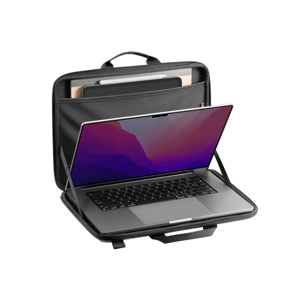 Tomtoc FancyCase A25 Laptop Shoulder Bag – Gray – Stylish and Practical Protection thumbnail 8