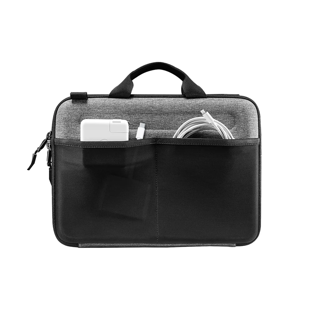 Tomtoc FancyCase A25 Laptop Shoulder Bag – Gray – Stylish and Practical Protection thumbnail 12