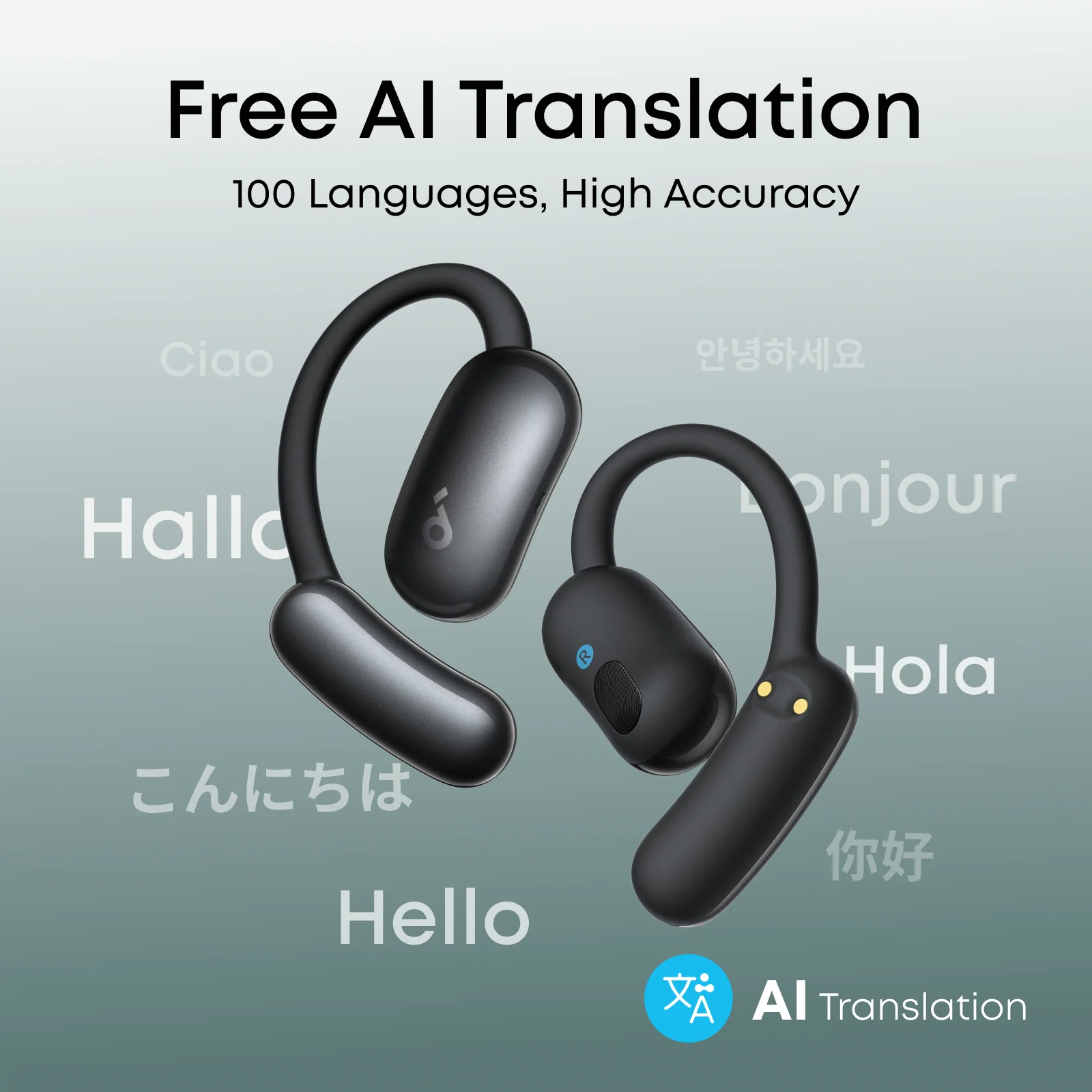 ANKER SOUNDCORE AEROFIT 2 AI ASSISTANT BLACK A3874H12 thumbnail 7