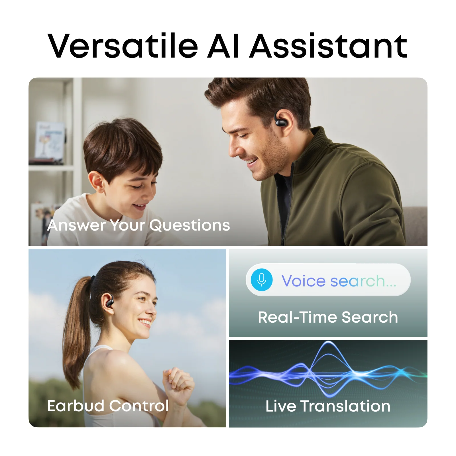 ANKER SOUNDCORE AEROFIT 2 AI ASSISTANT BLACK A3874H12 thumbnail 9