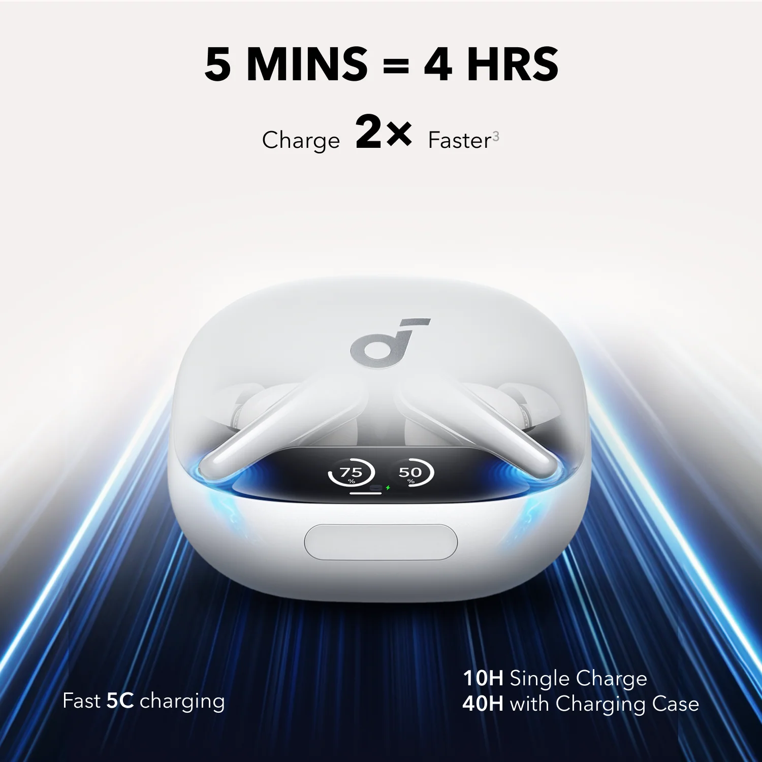 ANKER SOUNDCORE LIBERTY 4 PRO EARBUDS WHITE A3954H21 thumbnail 11