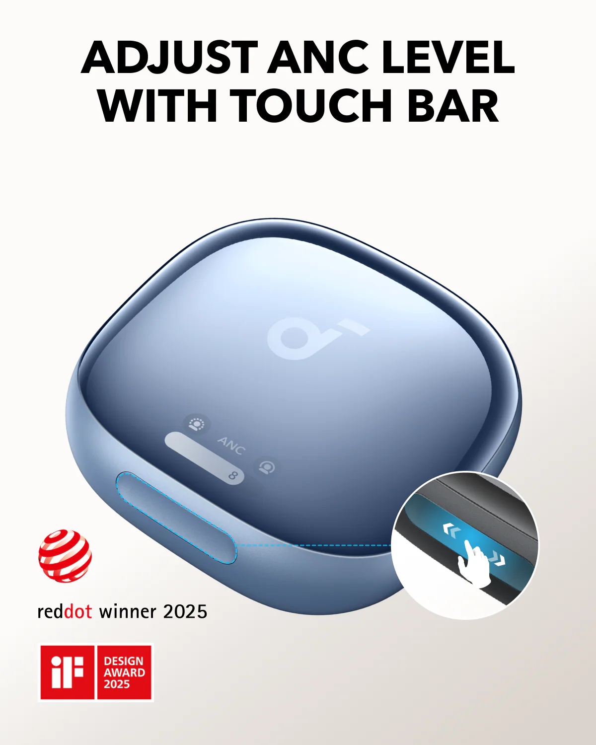 ANKER SOUNDCORE LIBERTY 4 PRO EARBUDS BLUE A3954H31 thumbnail 4