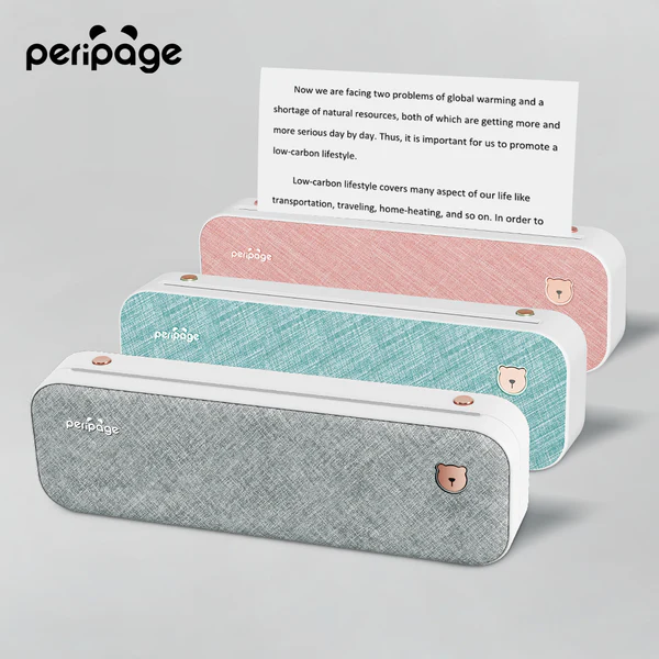 PeriPage A40 Mini Printer (Grey) - Portable and Efficient Wireless Printing Solution thumbnail 21