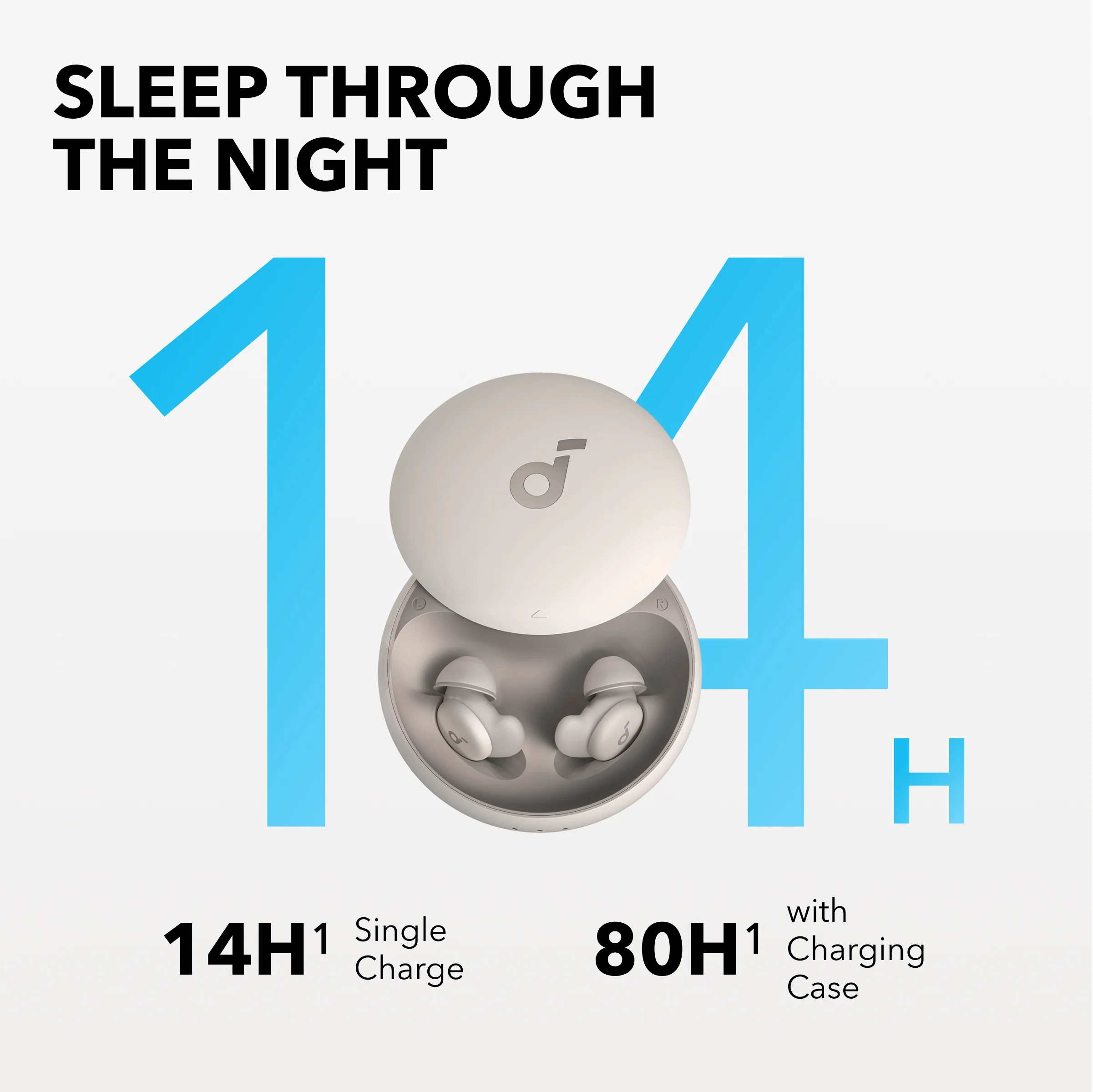 ANKER SOUNDCORE SLEEP A20 BLUETOOTH EARBUDS BEIGE A6611H21 thumbnail 11