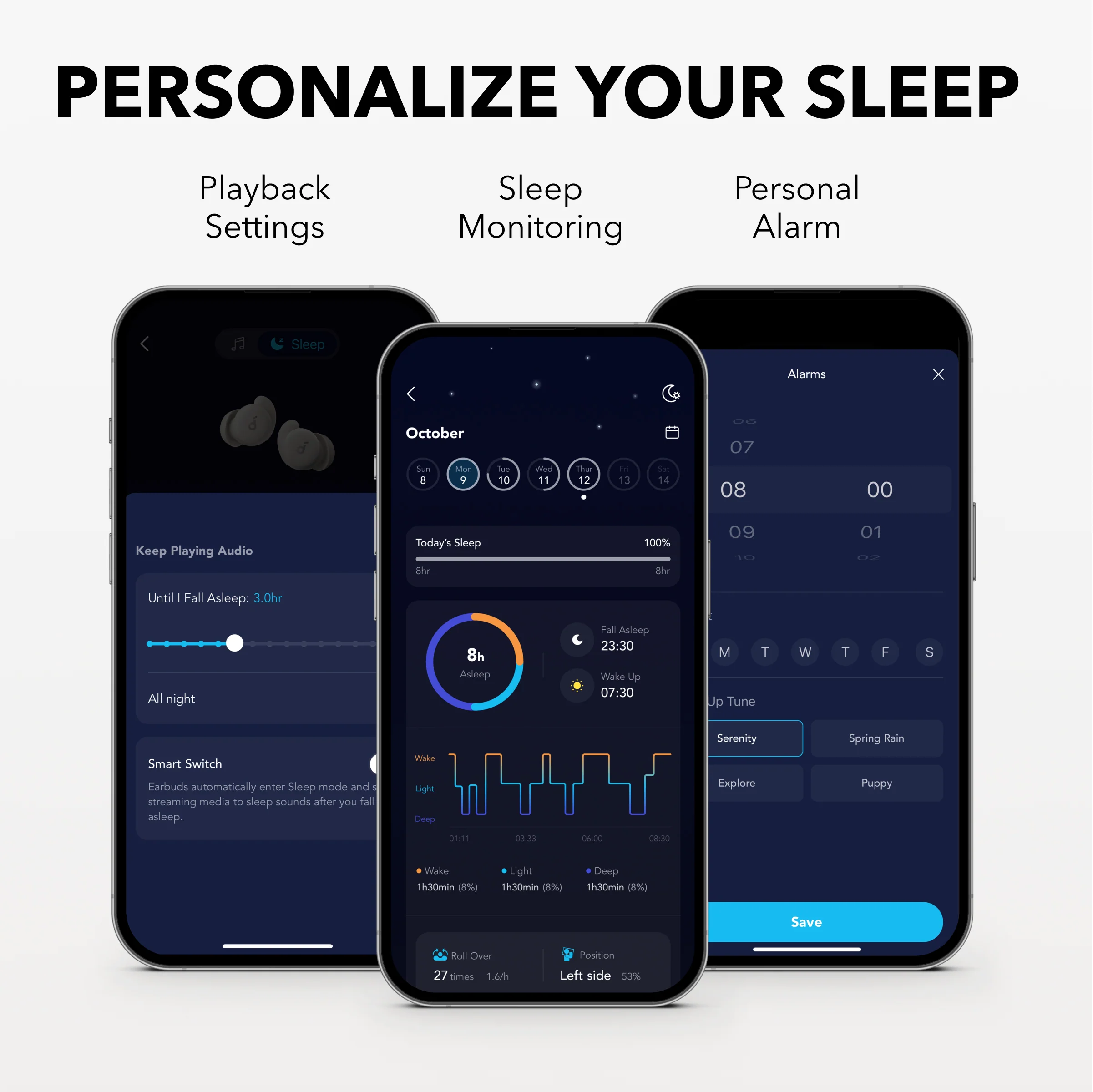 ANKER SOUNDCORE SLEEP A20 BLUETOOTH EARBUDS BEIGE A6611H21 thumbnail 13