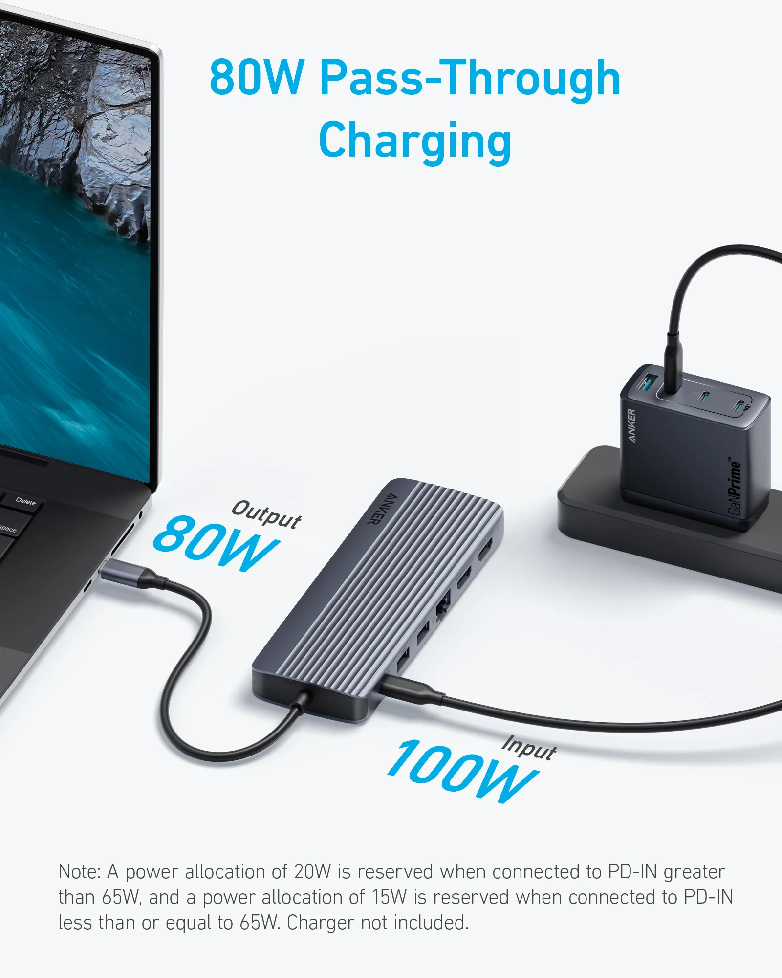 ANKER USB C HUB 14 IN 1 TRIPLE DISPLAY GRAY A8389HA1 thumbnail 11