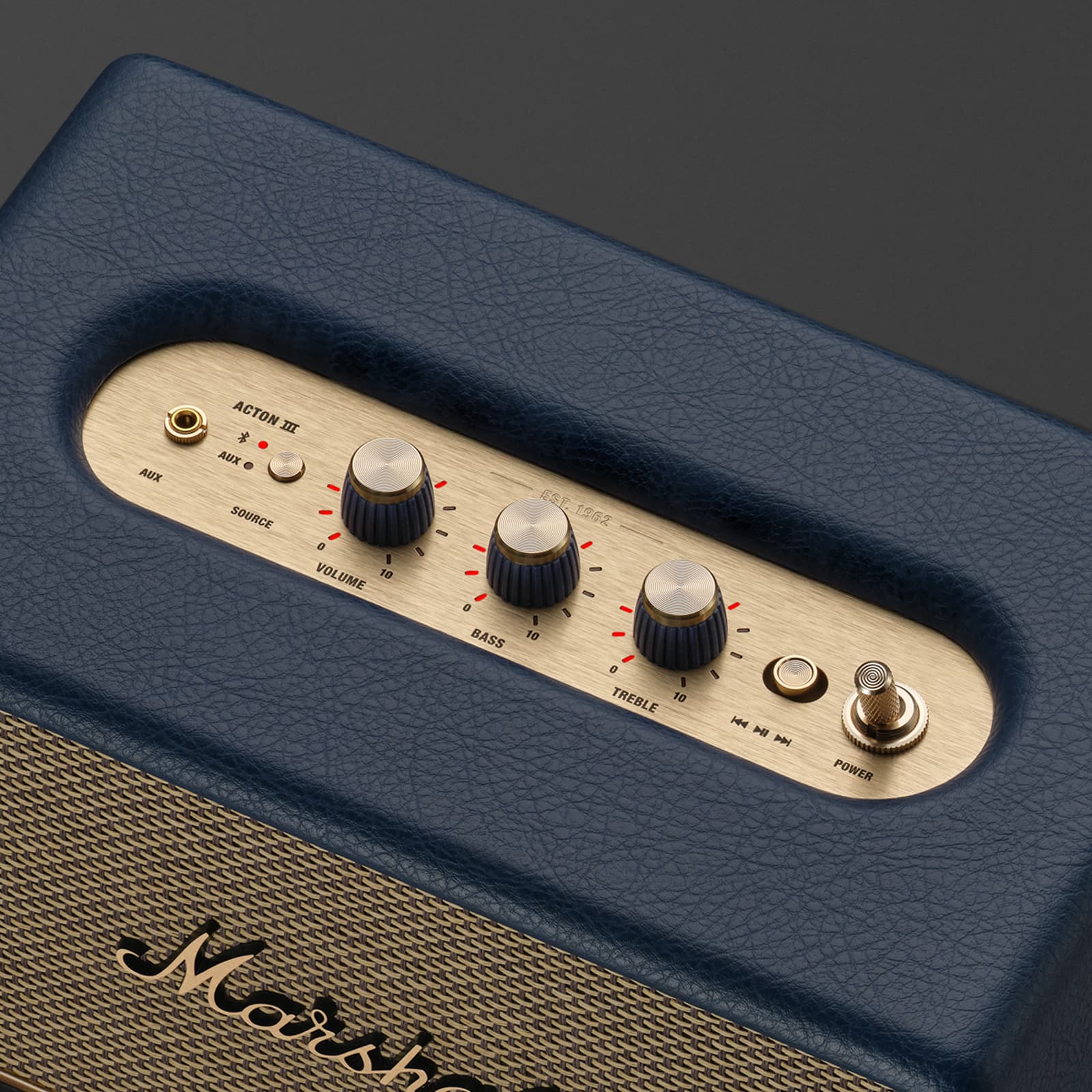 MARSHALL ACTON III HOME BLUETOOTH SPEAKER MIDNIGHT BLUE 1008130 thumbnail 11