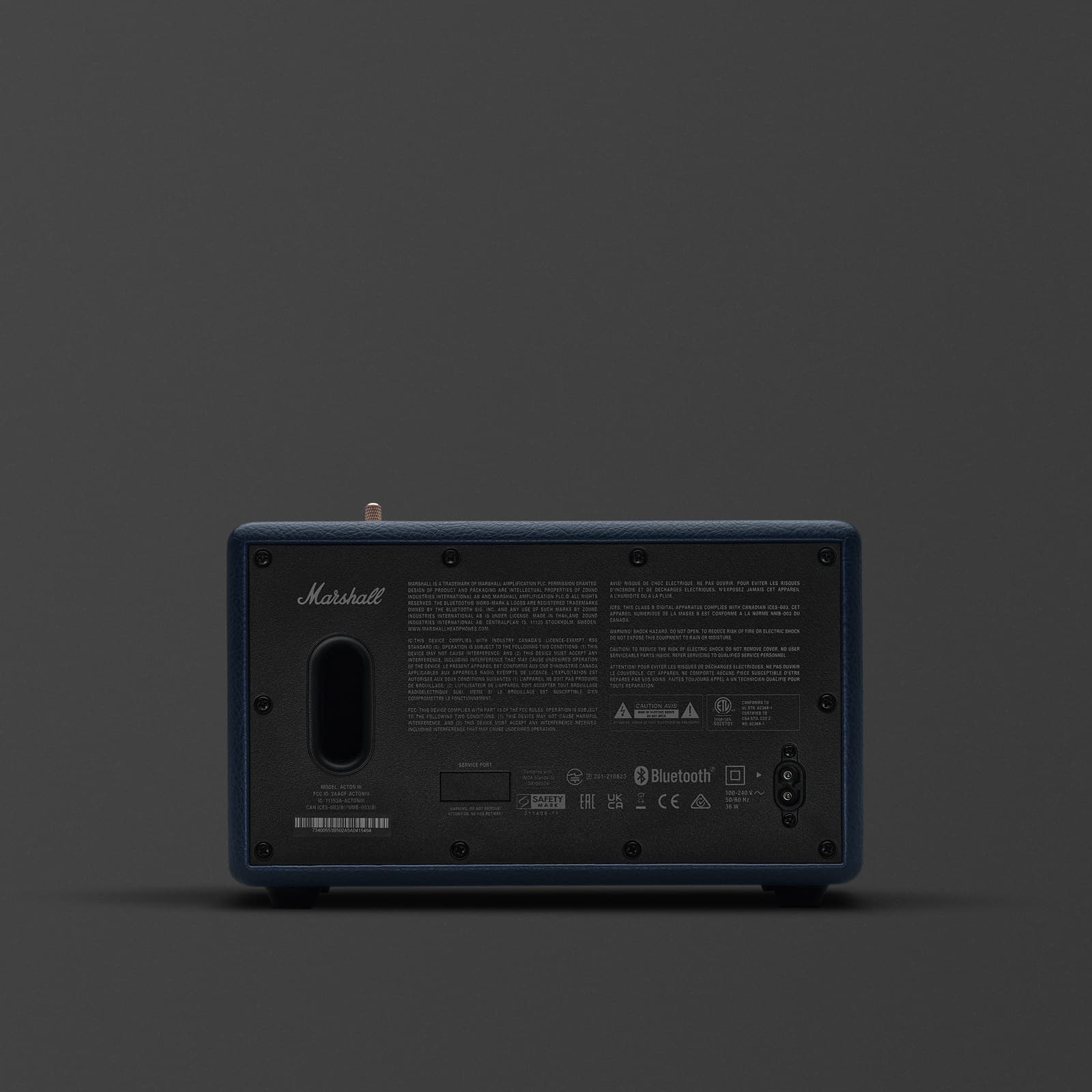 MARSHALL ACTON III HOME BLUETOOTH SPEAKER MIDNIGHT BLUE 1008130 thumbnail 12