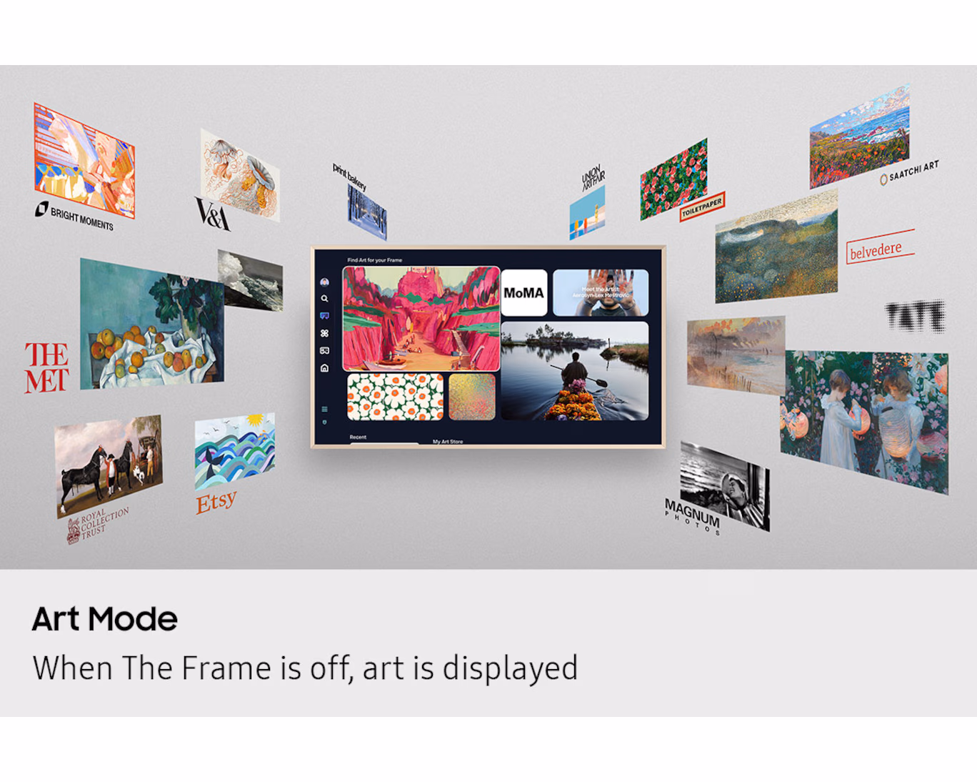SAMSUNG 65 INCH 4K QLED FRAME TIZEN TELEVISION 2025 MODEL QA65LS03FAUXZN thumbnail 5