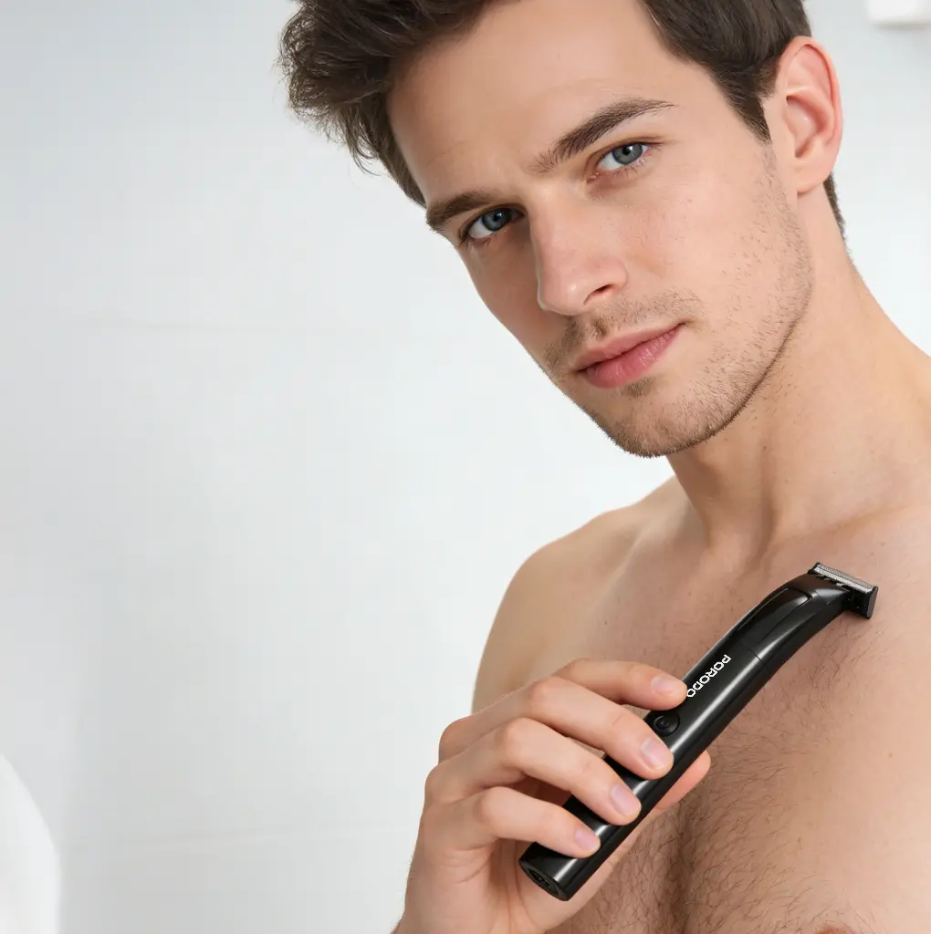 PORODO LIFESTYLE GROOMAX RECHARGEABLE TRIMMER CORD AND CORDLESS USE BLACK PDLFSTRN7BK thumbnail 4