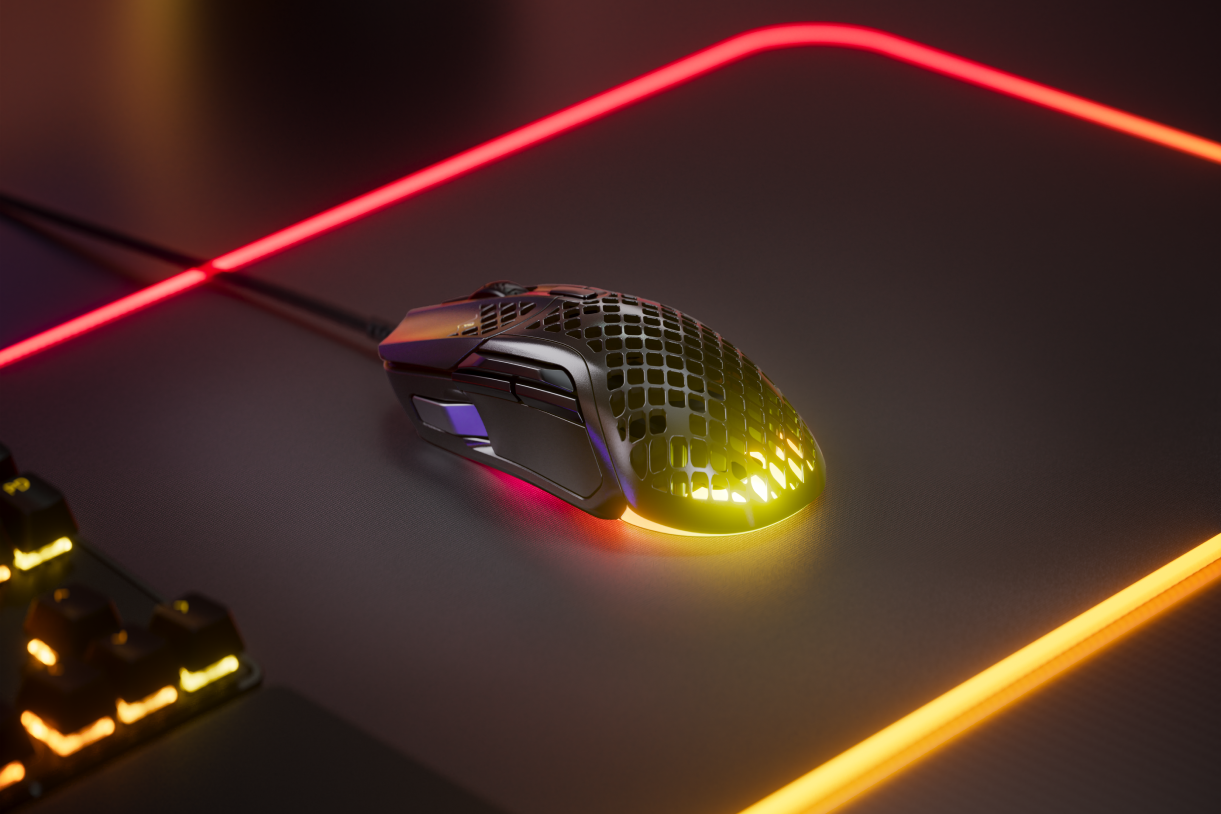 SteelSeries Aerox 5 Gaming Mouse - Black, Lightweight Precision 62401 thumbnail 11