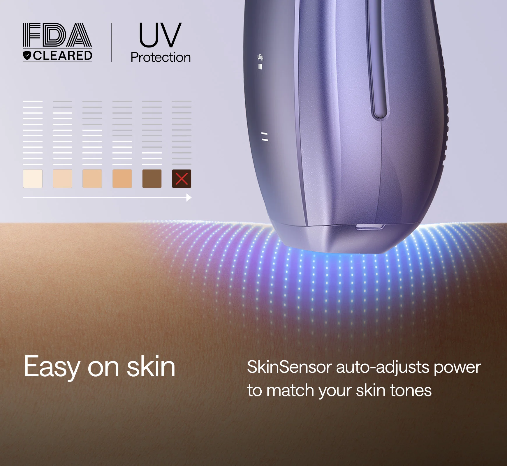 ULIKE AIR 10 IPL HAIR REMOVAL DEVICE PURPLE ULK-IPL-AIR10-LCASE-PUR thumbnail 3