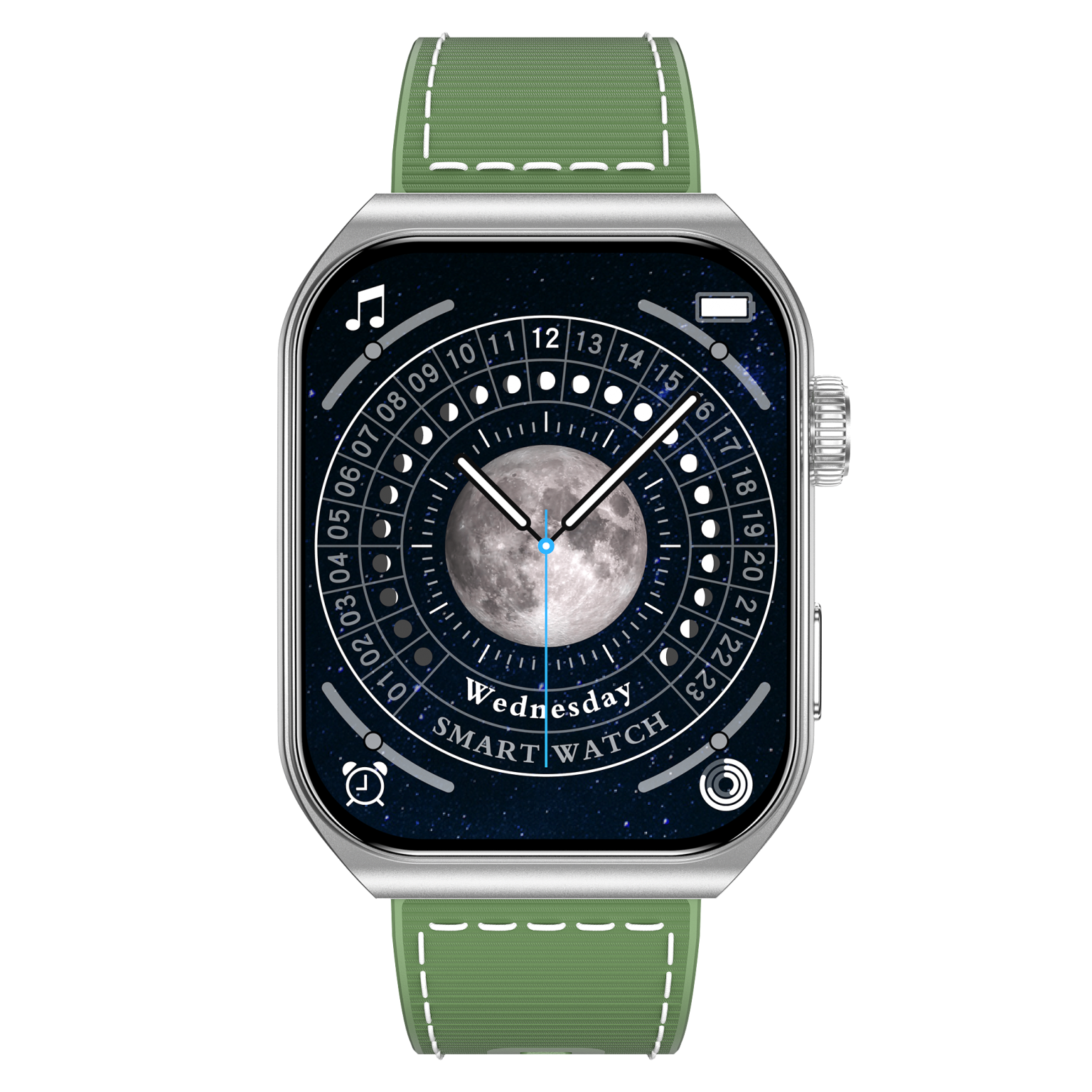 SWISS MILITARY ALPS 3 GREEN WATCH WITH SILICON STRAP SM-WAT-ALPS3-SLF-GRNSST thumbnail 8