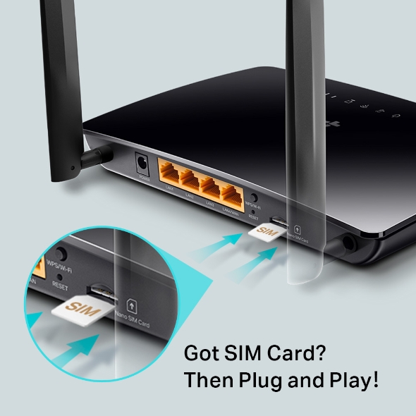 TP-LINK AC750 DUAL BAND WIFI 4G LTE ROUTER ARCHER MR202 thumbnail 6