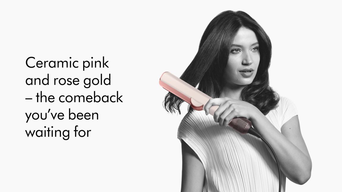 DYSON AIRSTRAIT HAIR STRAIGHTENER CERAMIC PINK-ROSE GOLD HT01 thumbnail 9