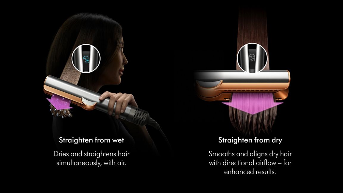 DYSON AIRSTRAIT HAIR STRAIGHTENER CERAMIC PINK-ROSE GOLD HT01 thumbnail 10